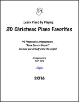 30 Christmas Piano Favorites, from Zero to Mozart piano sheet music cover